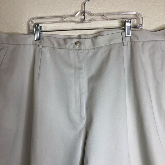 NEW Lands End Light Stone Normcore, Beigecore, Career Twill Pants Size 26W NWT - Picture 3 of 13